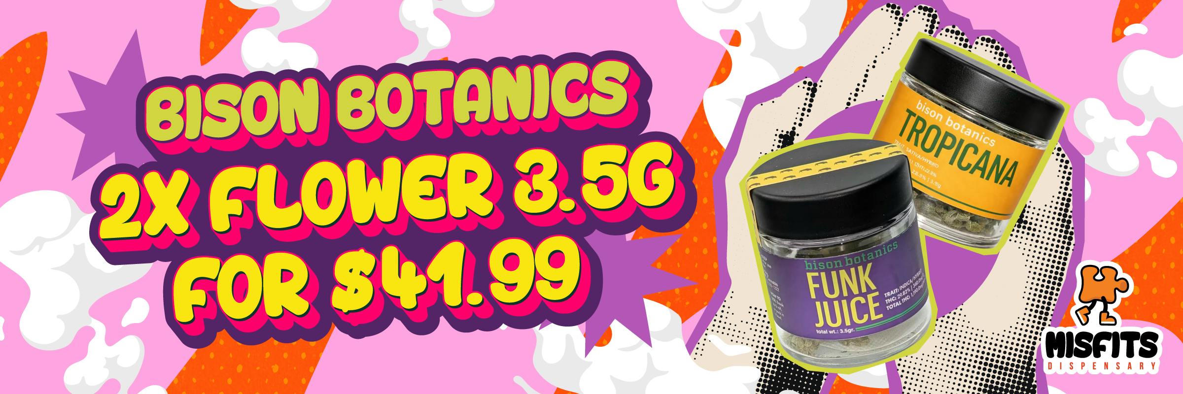 save discount bison botanics flower