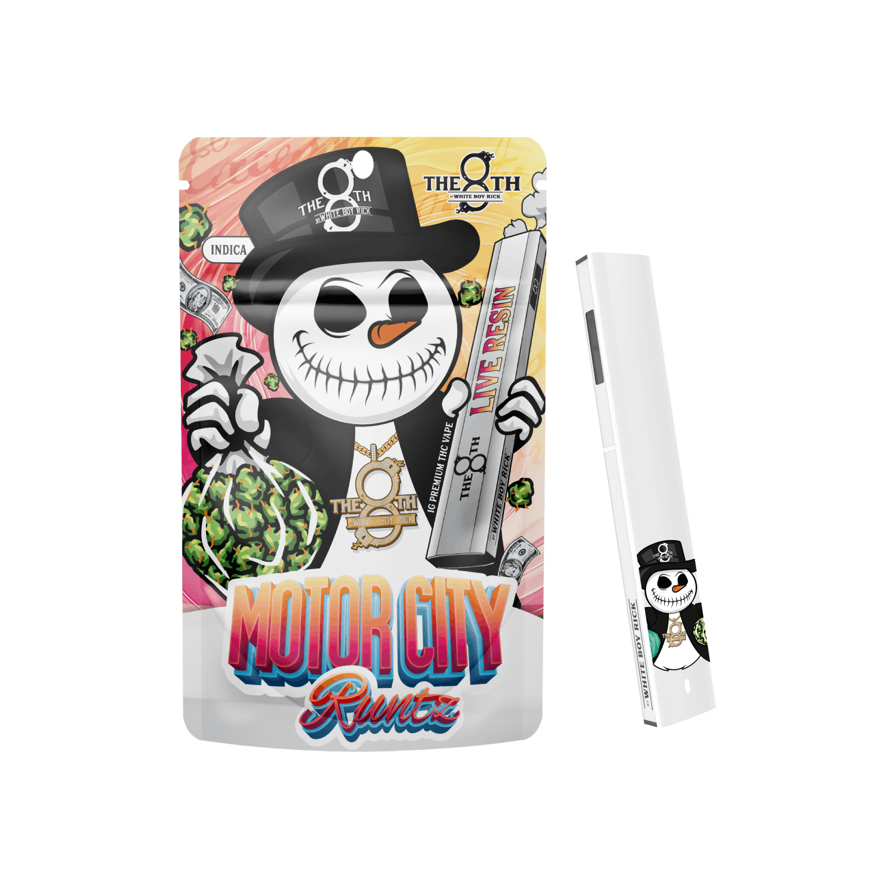 The 8th By White Boy Rick Motor City Runtz All-in-One Vape