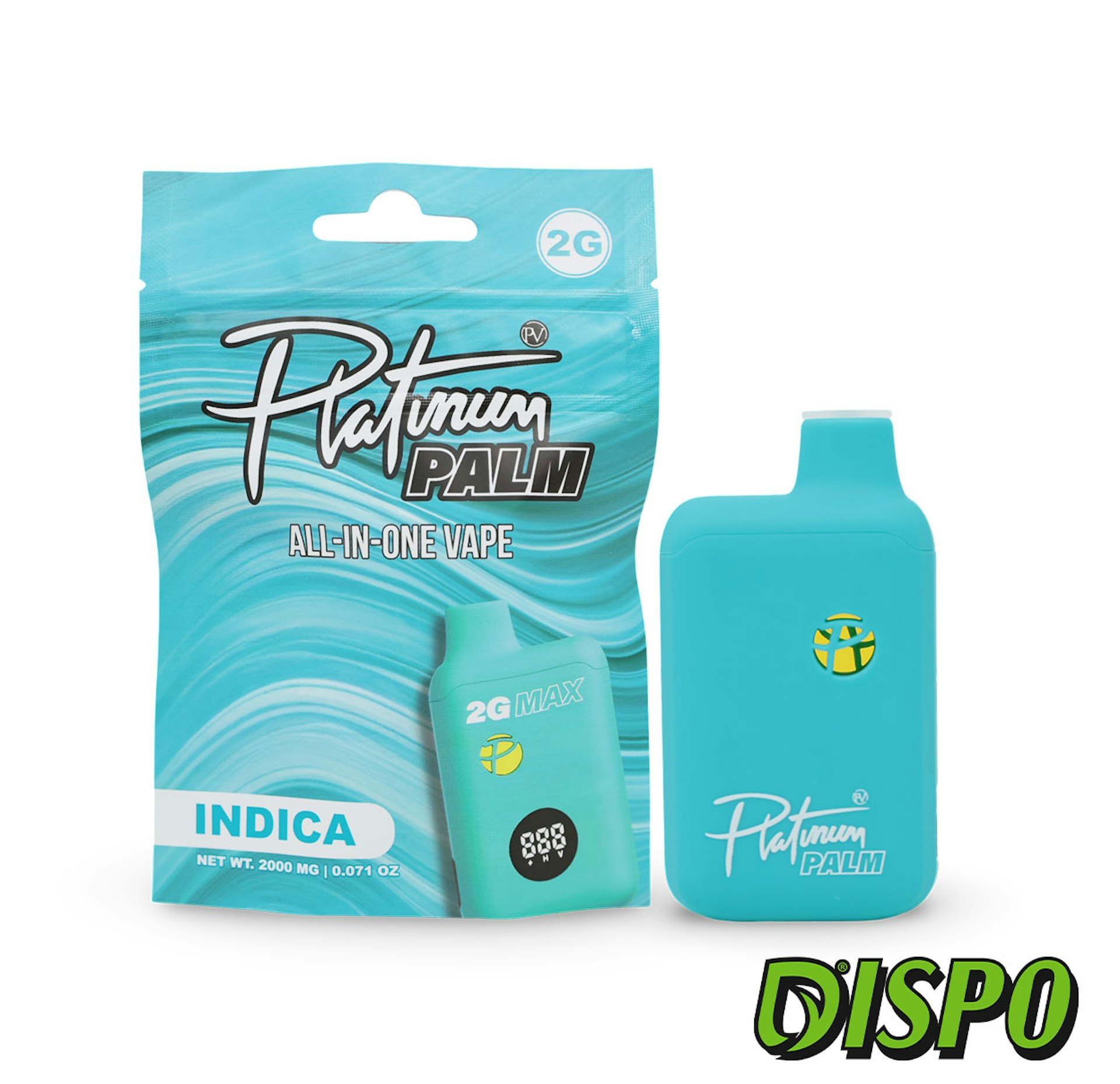Platinum Vape Palm - Berry Blackout 2G Disposable