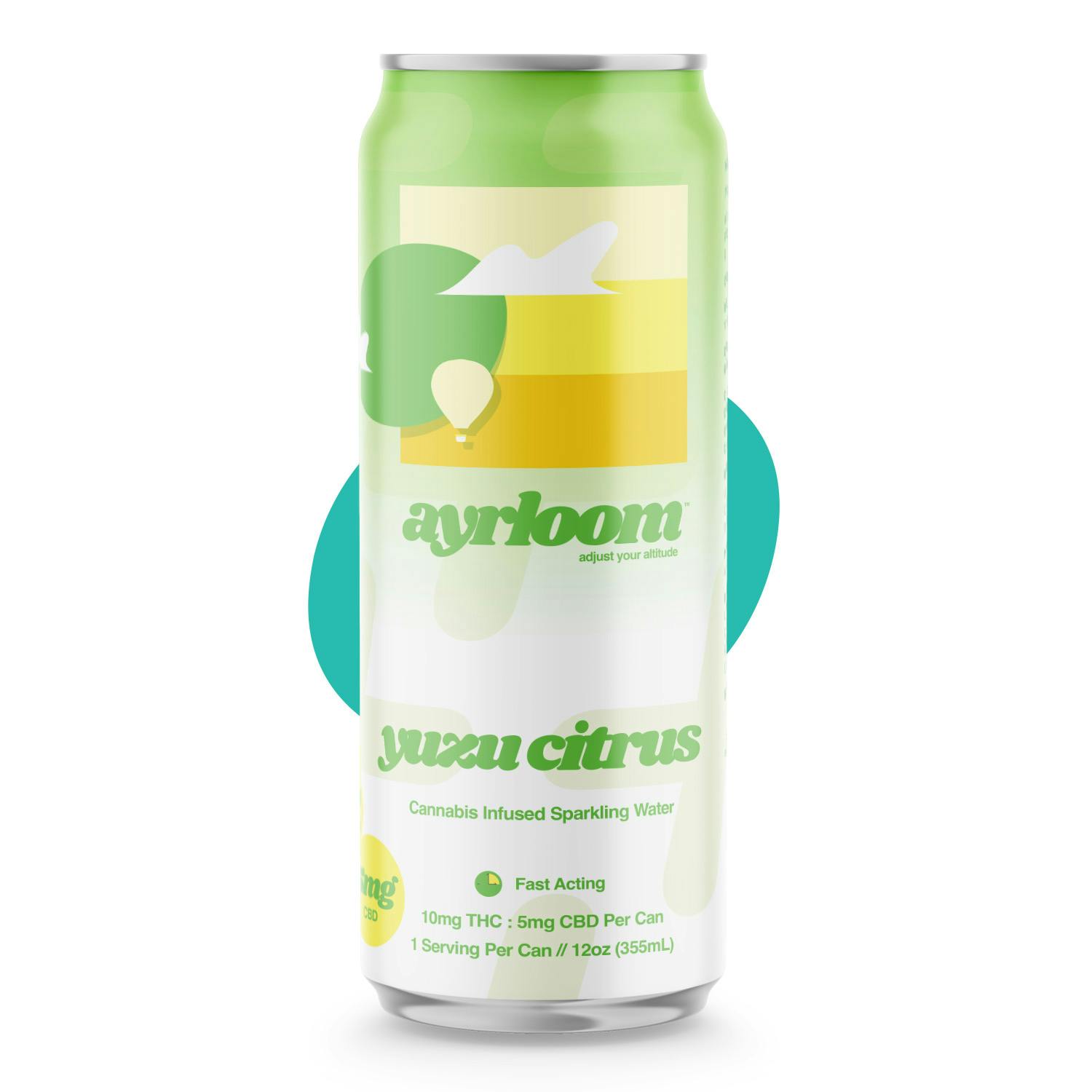 Ayrloom | Yuzu Citrus | 2:1 | 10MG THC : 5MG CBD | Singles