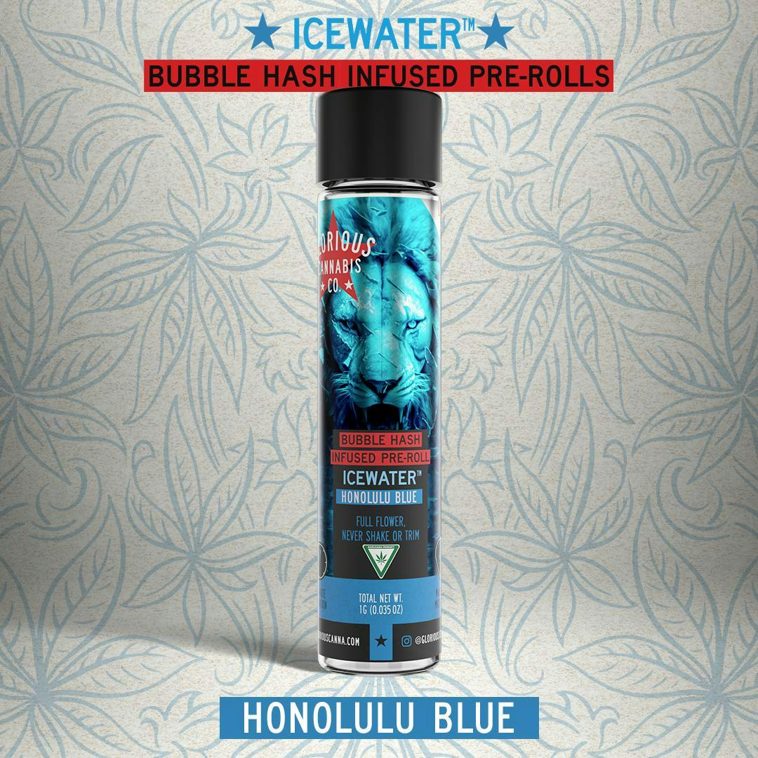 Glorious - 1g Infused Preroll - Honolulu Blue