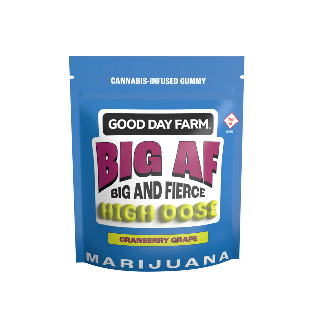 GDF: Big AF Gummies | Cranberry Grape | 500mg | 1pk | GDF