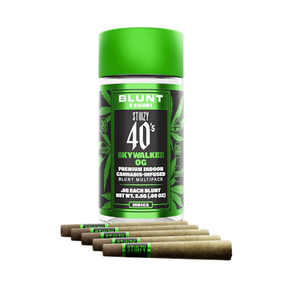 Stiiizy - 5-Pack .5g Live Resin Infused Blunts - Skywalker OG