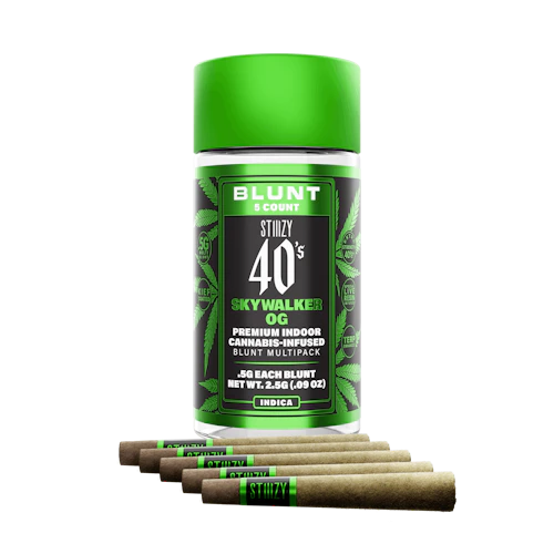 Stiiizy - 5-Pack .5g Live Resin Infused Blunts - Skywalker OG