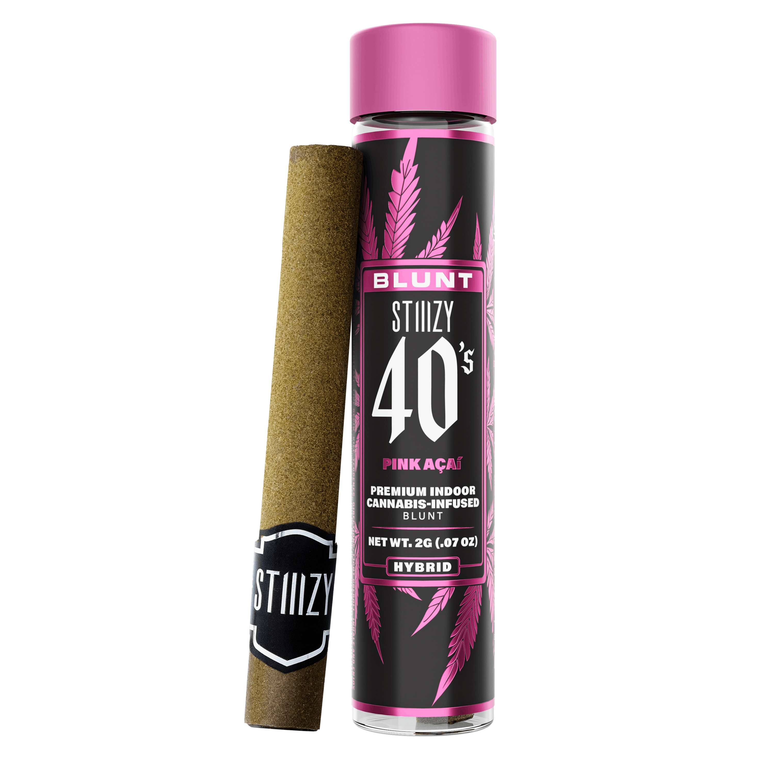 Stiiizy - 2g Live Resin Infused Blunt - Pink Acai