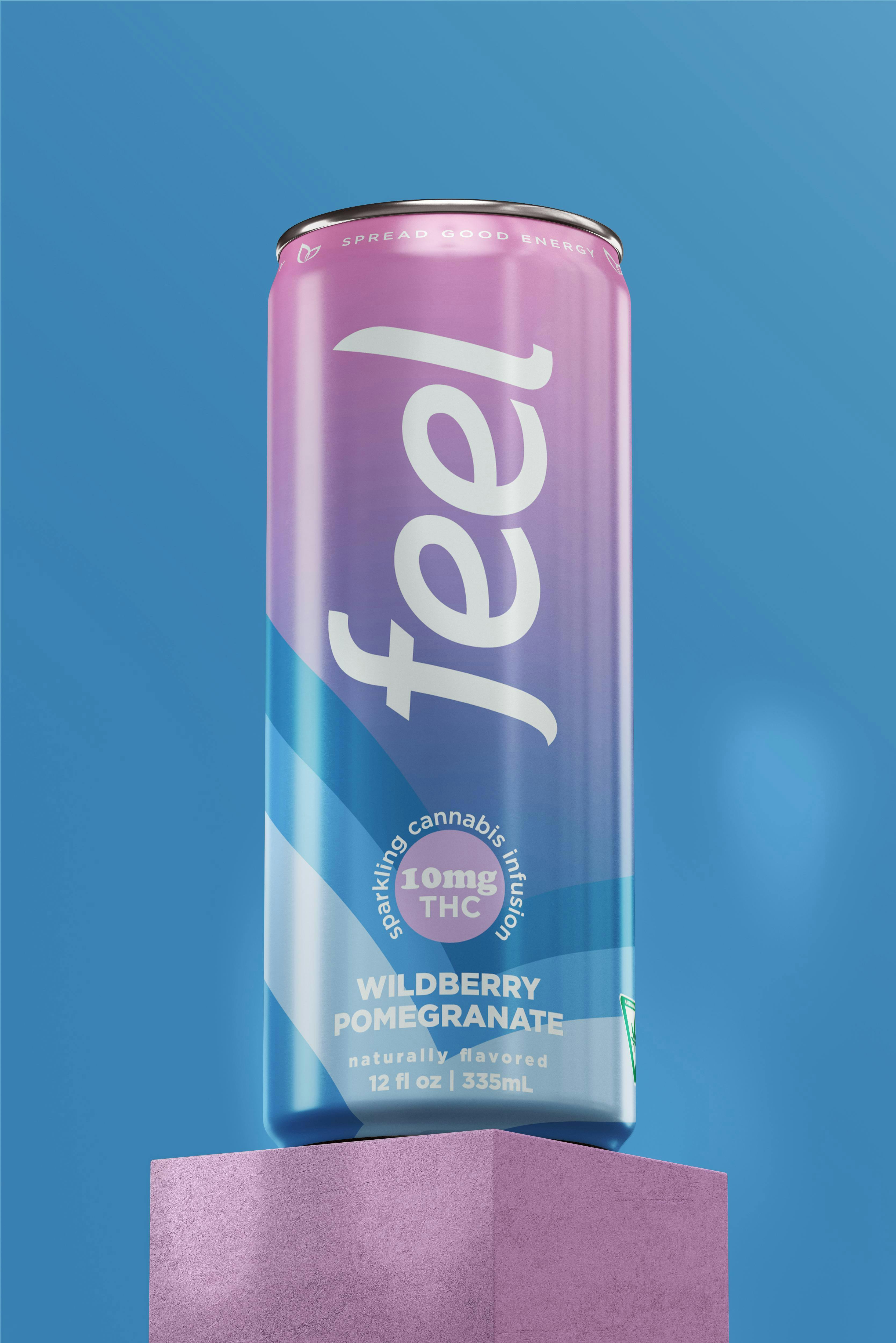 Feel Energy - 10mg Sparkling Drink - Wildberry Pomegranate