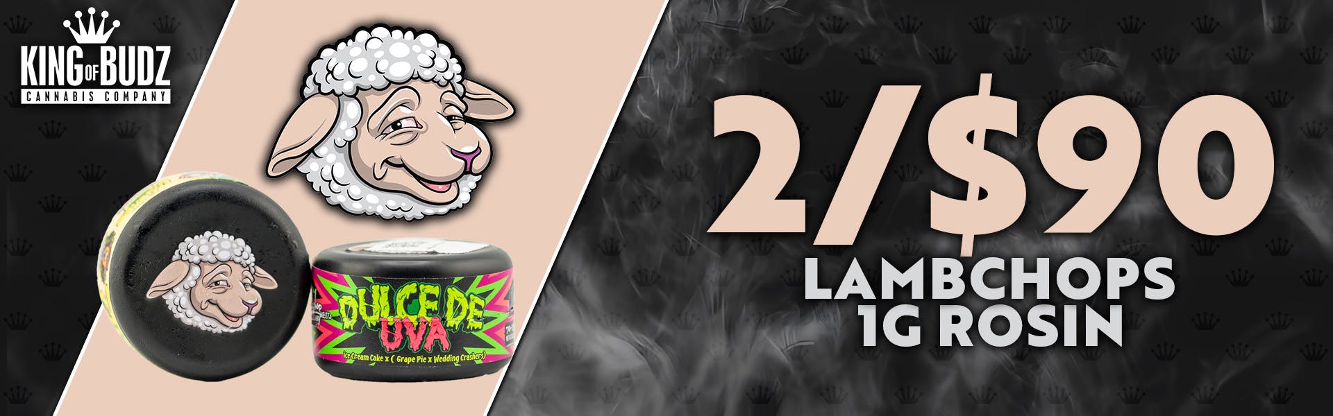 Lambchop Melts - 1g Live Rosin - 2/$90