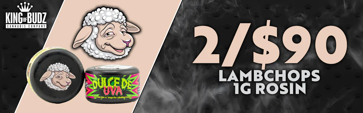 Lambchop Melts - 1g Live Rosin - 2/$90
