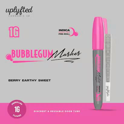 Uplyfted - 1g Preroll - Bubblegum Marker