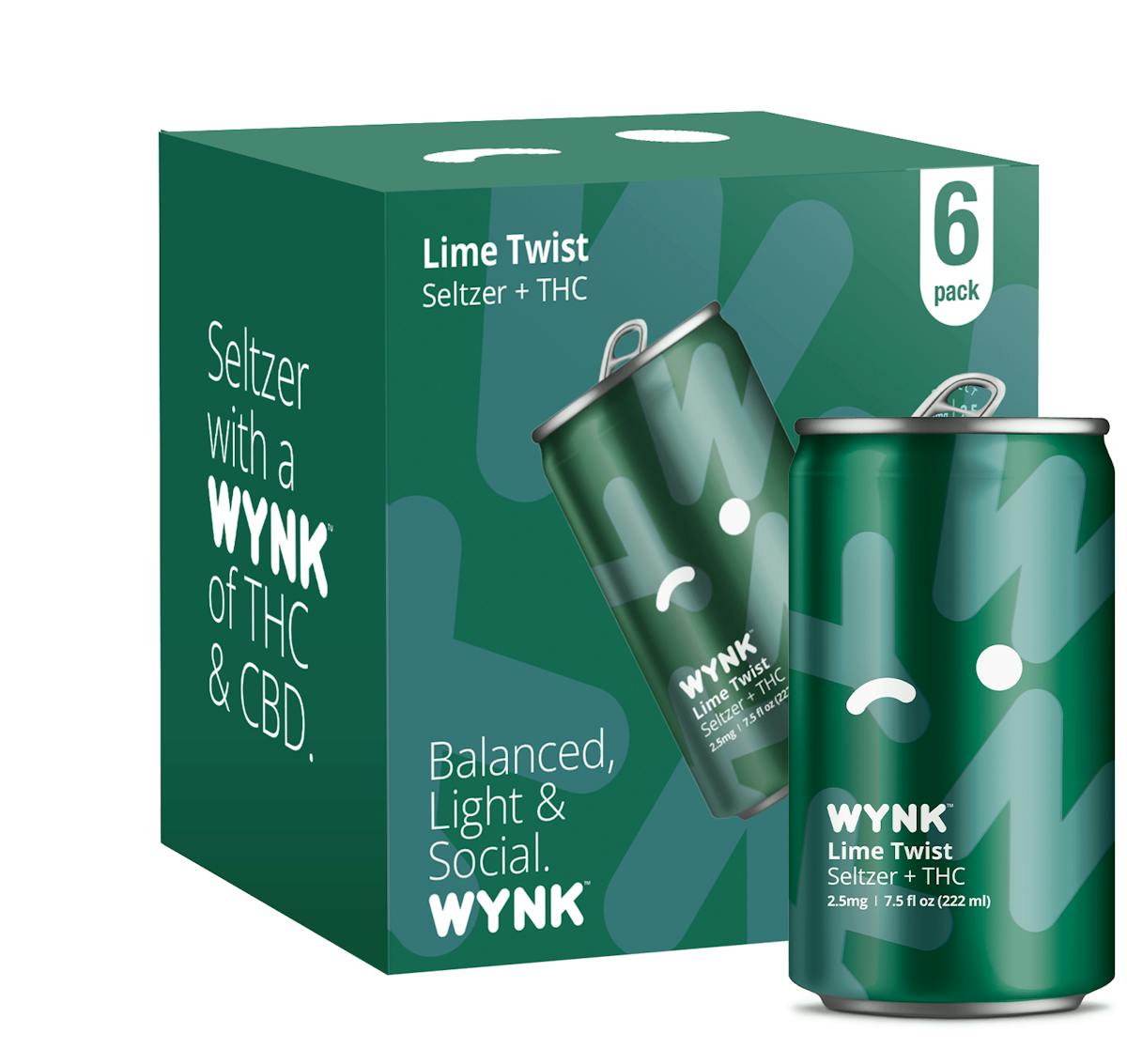 Image of Lime Twist 1:1 Seltzer | 6 Pack