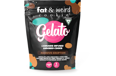 Gelato x Fat & Weird - 200mg Cookie - Massive Eruption