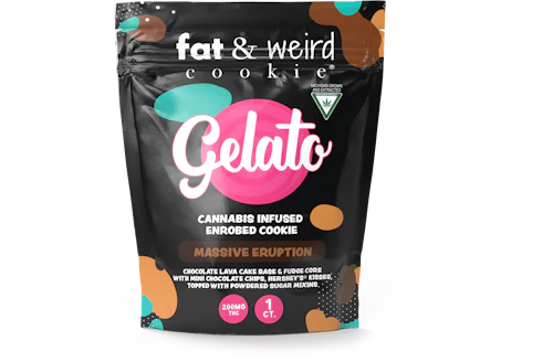 Gelato x Fat & Weird - 200mg Cookie - Massive Eruption