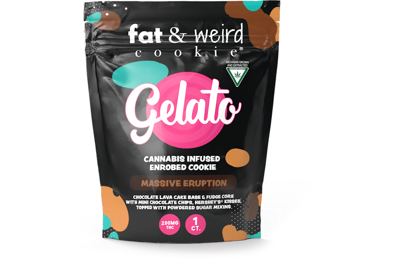 Gelato x Fat and Weird | Infused Cookie - 200mg - Massive Eruption
