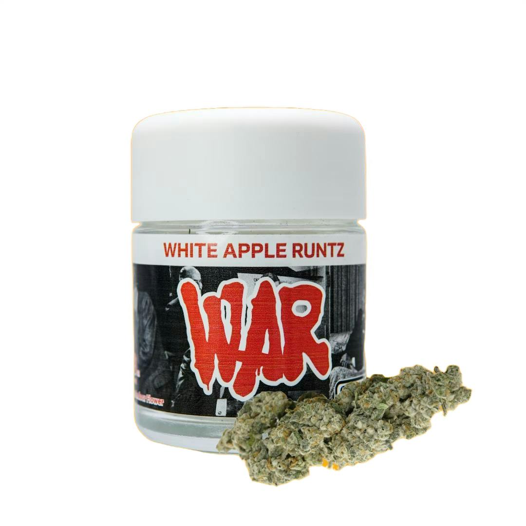 White Apple Runtz cannabis product by Skyworld