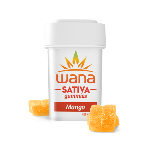 Product: Wana | Mango Sativa Gummies 10pc | 200mg