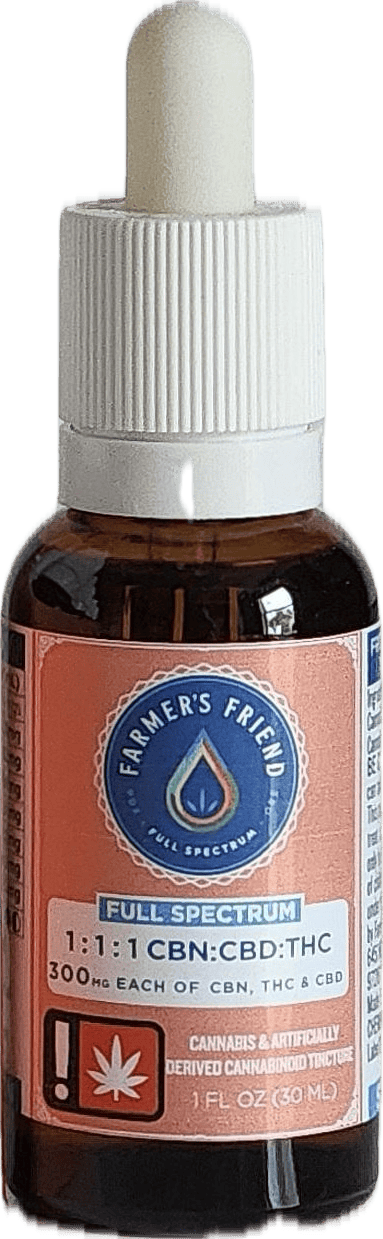 1:1:1 CBN/CBD/THC Tincture - 1oz | Natural Wonders