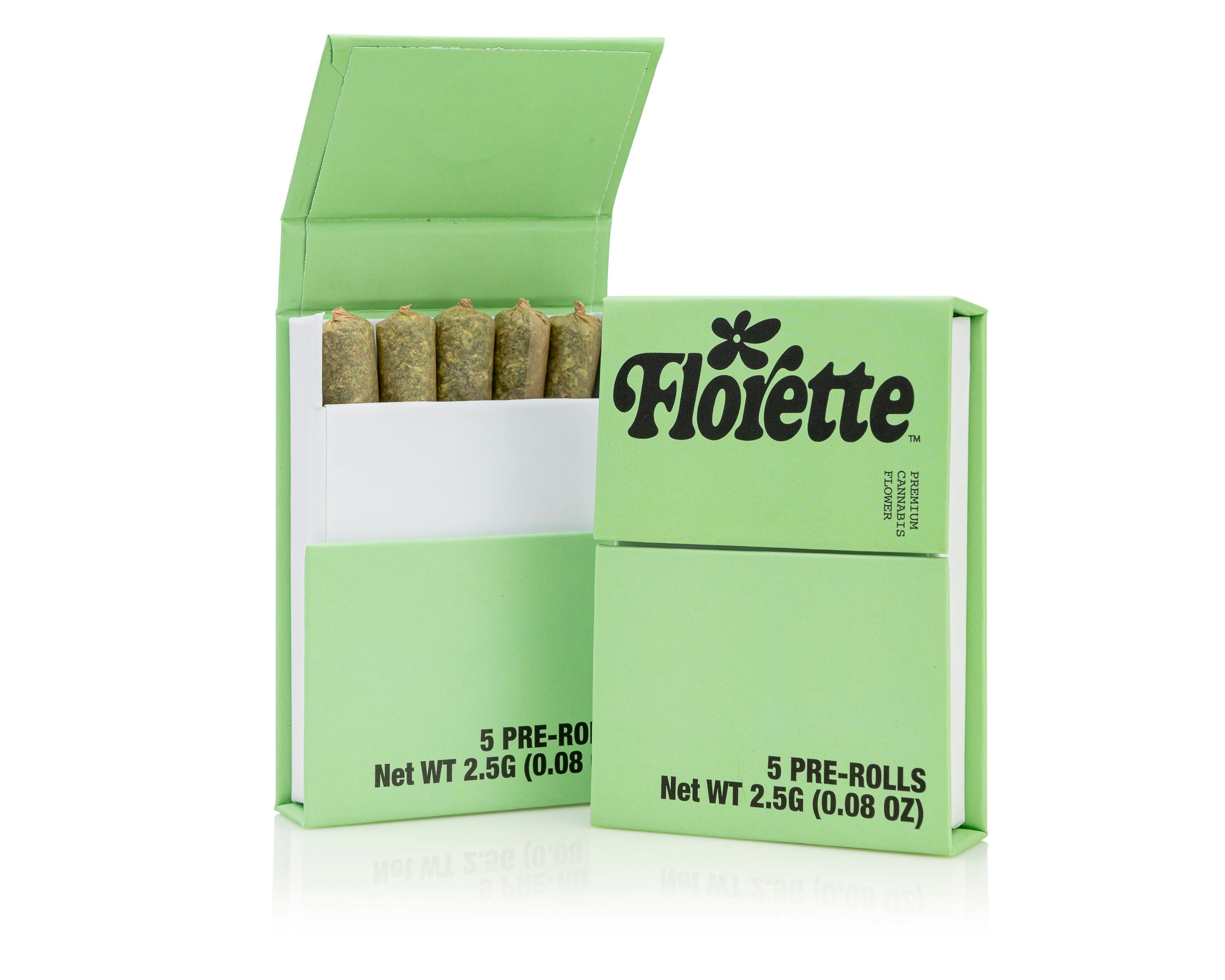 Florette- Pre-Roll- 5 Pack (2.5g) -Jealousy