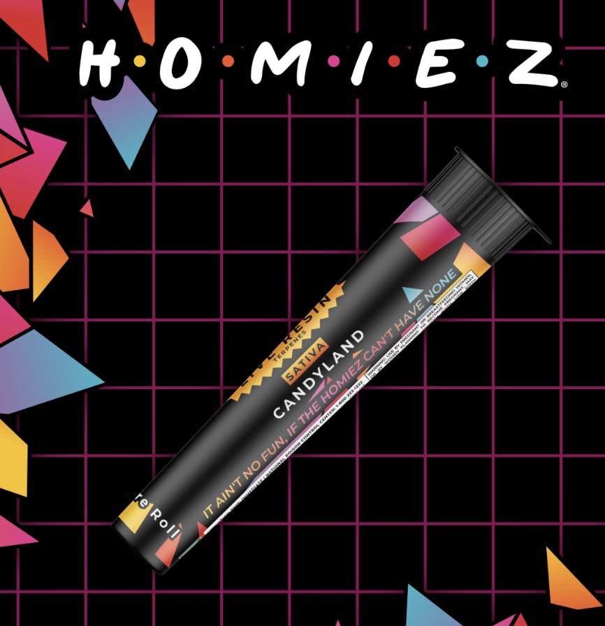 Product: Homiez | Infused Pre-Roll - Candyland - 1.3g