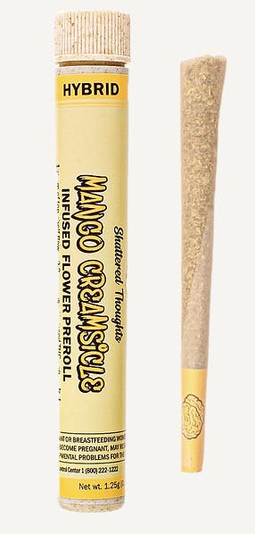 Product: Shattered Thoughts | Infused Pre-Roll - Mango Creamsicle - 1.25g