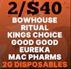 2/$40 | 2g Disposables