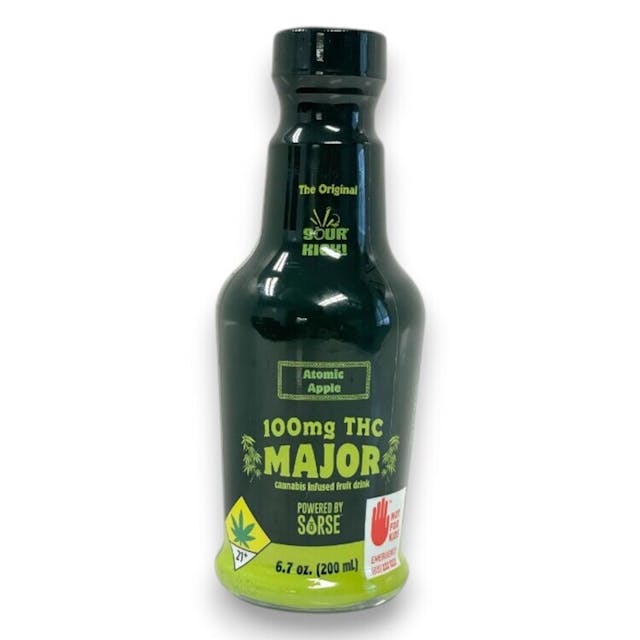 *DOH Compliant* MAJOR Tall - 6.7oz - Atomic Apple 100mg THC