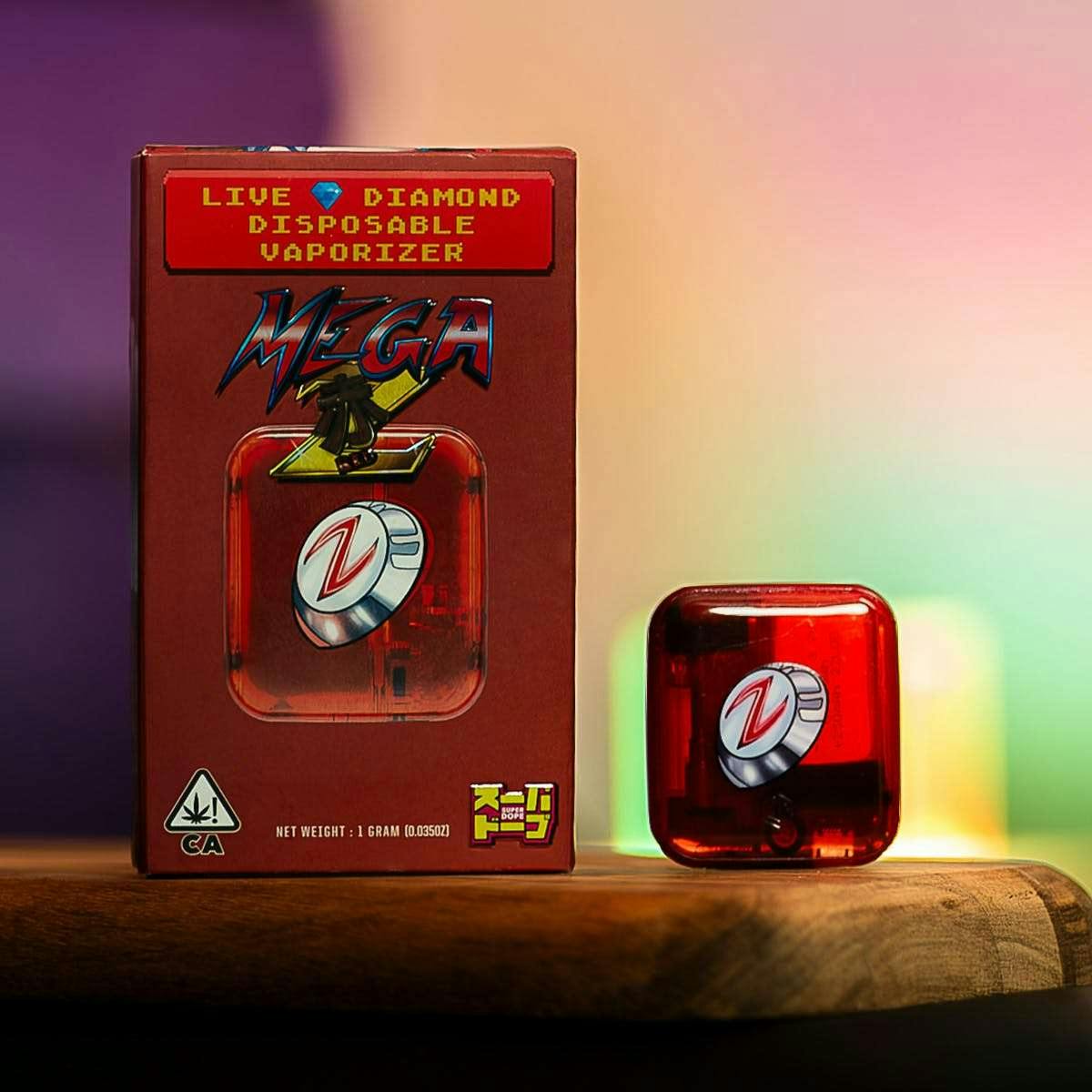 Super Dope - 2g Liquid Diamond Disposable - Mega Z Red