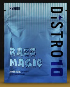 Distro 10 | Gummies - Razz Magic - 200mg