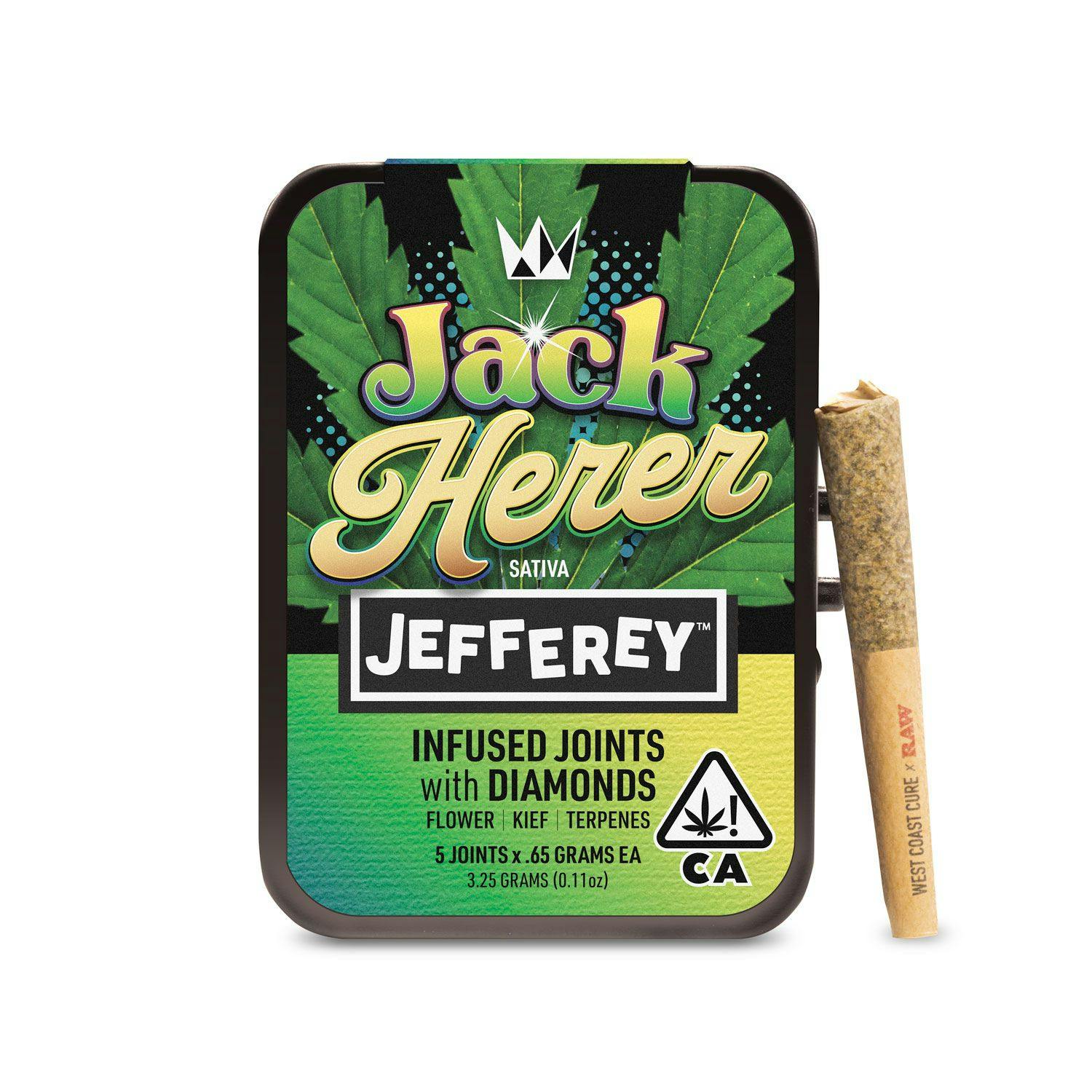 West Coast Cure - Jack Herer - 3.25g - 5ct Infused Pack | MedMen - DTLA