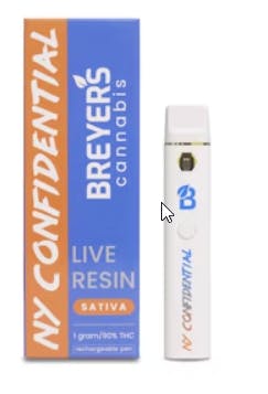 Breyers Cannabis Live Resin NY Confidential Vape