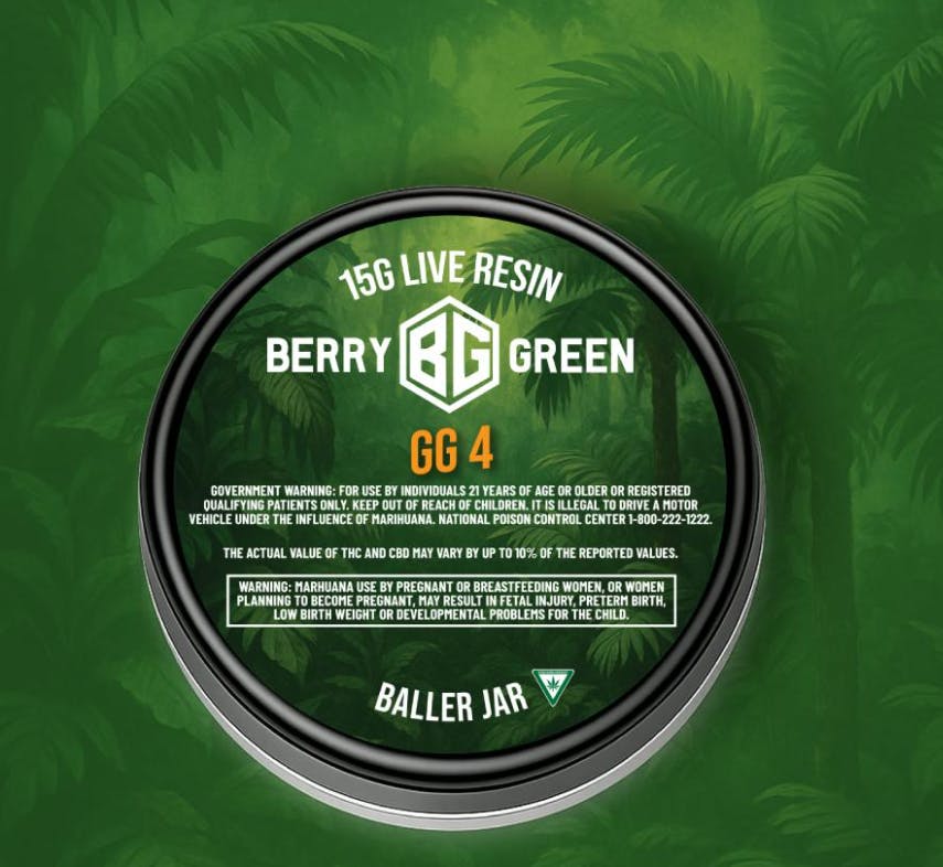 Berry Green | GG #4 | 15g Live Resin