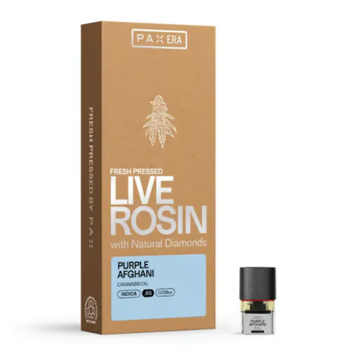 Live Rosin with Diamonds | Purple Afghani 0.5g | Pod-2