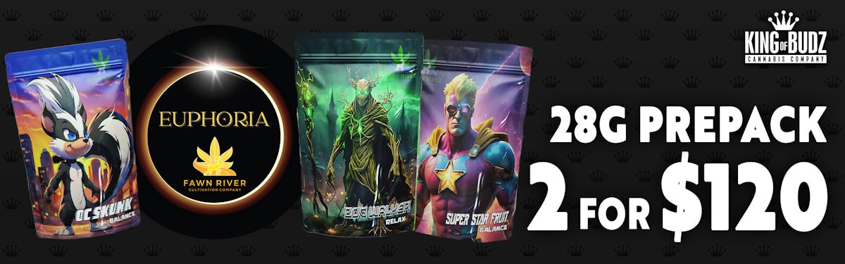 Euphoria 28G Prepacks 2 For $120