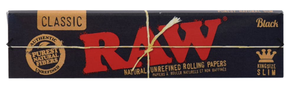 RAW - Rolling Papers - King Size Slim - Black - Classic