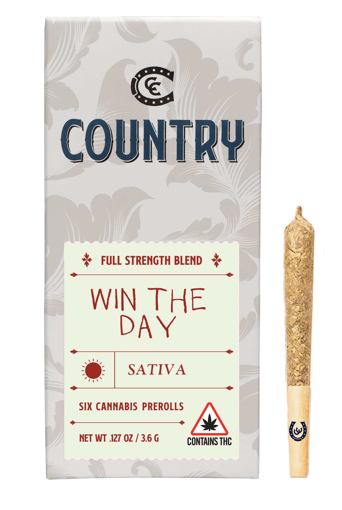 Product: Country | Win The Day | Preroll - 0.6g/6pk