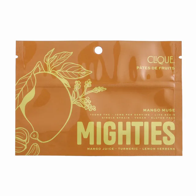 Clique Gummies Mango Muse - Pates De Fruits 10pk/100mg (indica hybrid, live resin gummies, 2.8g)