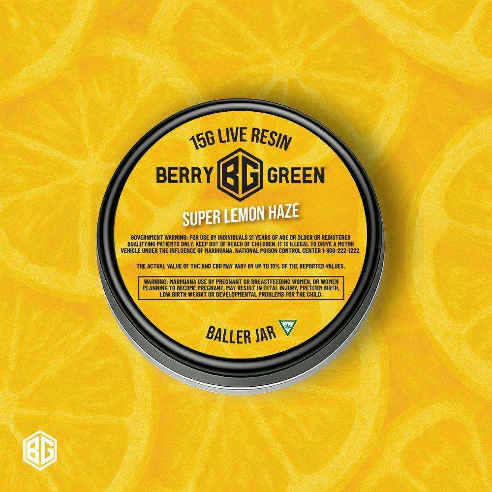 Berry Green | Super Lemon Haze | 15g Live Resin