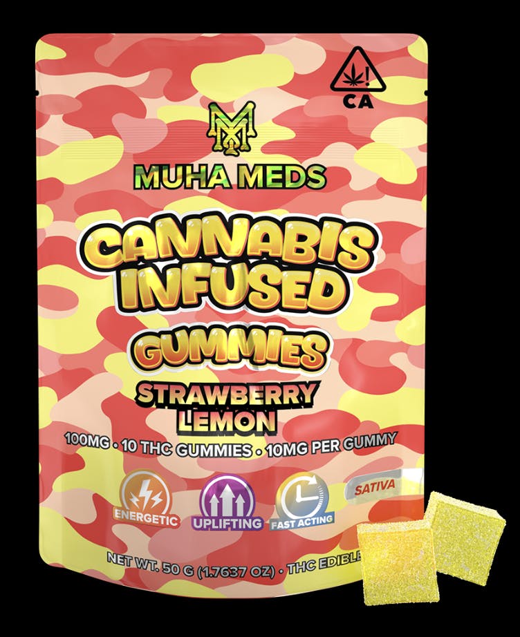 Product: Muha Meds | Mambas Gummies - 200mg - Strawberry Lemon