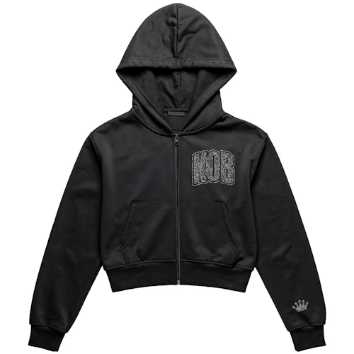 KOB - Bedazzled Zip Up Size XL