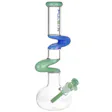 Pulsar Paths Of Joy Glass Water Pipe 14mm Green