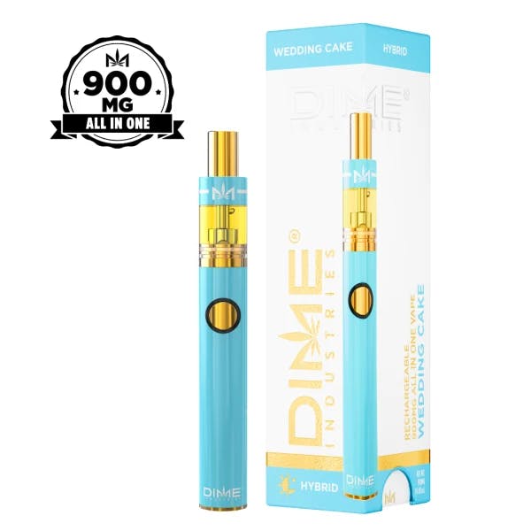 【1ml × 3本】CNP + H4CBDリキッド 90％WEDDINGCAKE Disposable Cartridge | Dime | Wedding Cake | Juniper Cannabis