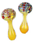 Golden Hour Glass Spoon Pipe