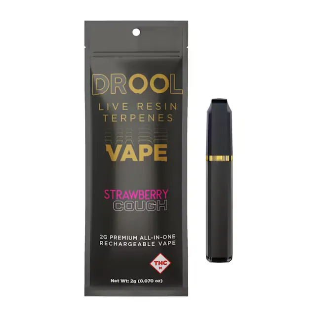 Drool Live Resin Disposable Strawberry Cough 2g (sativa)