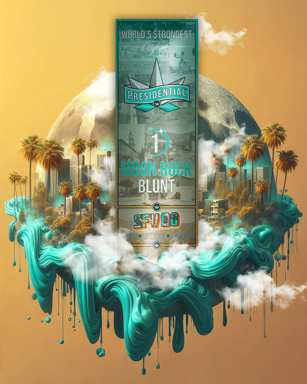 Presidential - 1.5g Moon Rock Infused Blunt - SFV OG