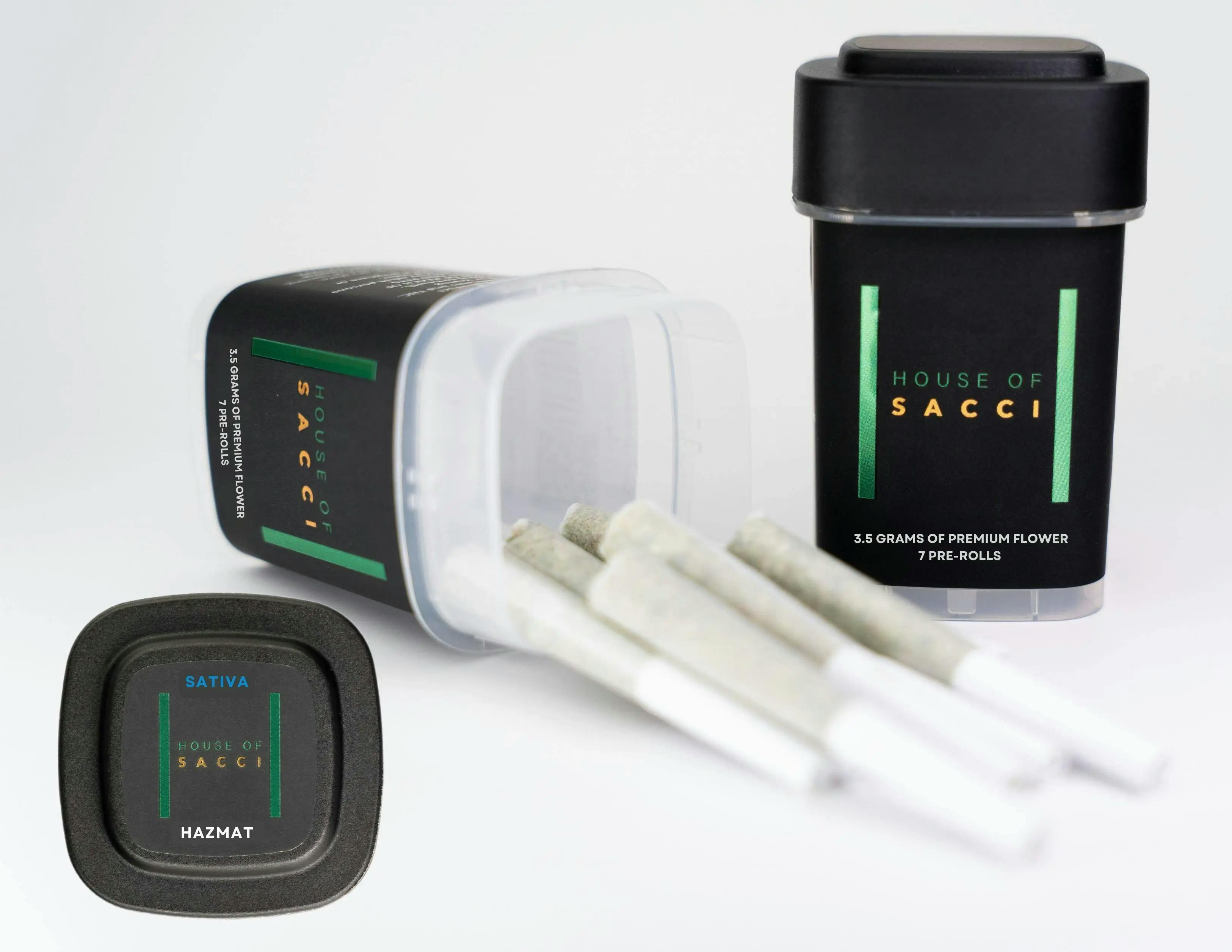 House Of Sacci - 5 Pack .7g Prerolls - Hazmat