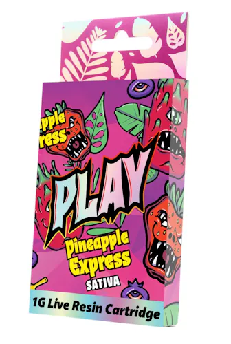 Play Pineapple Express Live Resin Infused Cartridge Rec-active