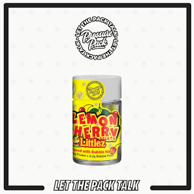 Pressure Pack - 5-Pack .7g Bubble Hash Infused Prerolls - Lemon Cherry Gelato