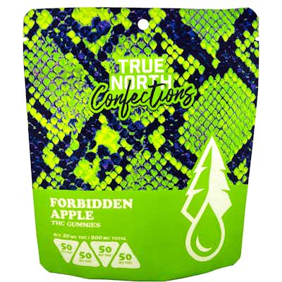 Product: True North Confections | Vegan Forbidden Apple 4 Piece Gummies | 200mg