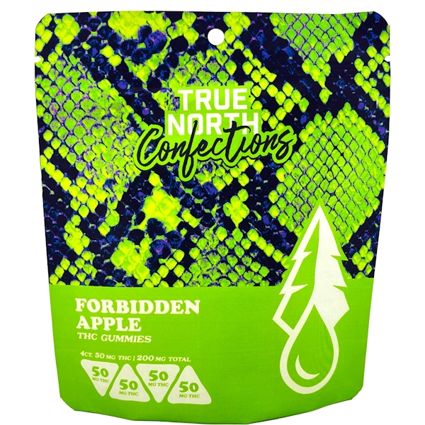 True North Confections | Vegan Forbidden Apple 4 Piece Gummies | 200mg*
