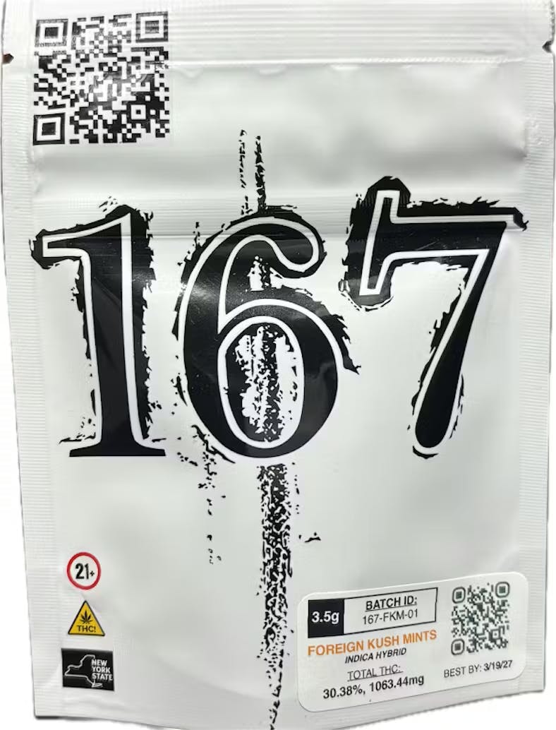 167 | Foreign Kush Mints | Flower | 3.5g