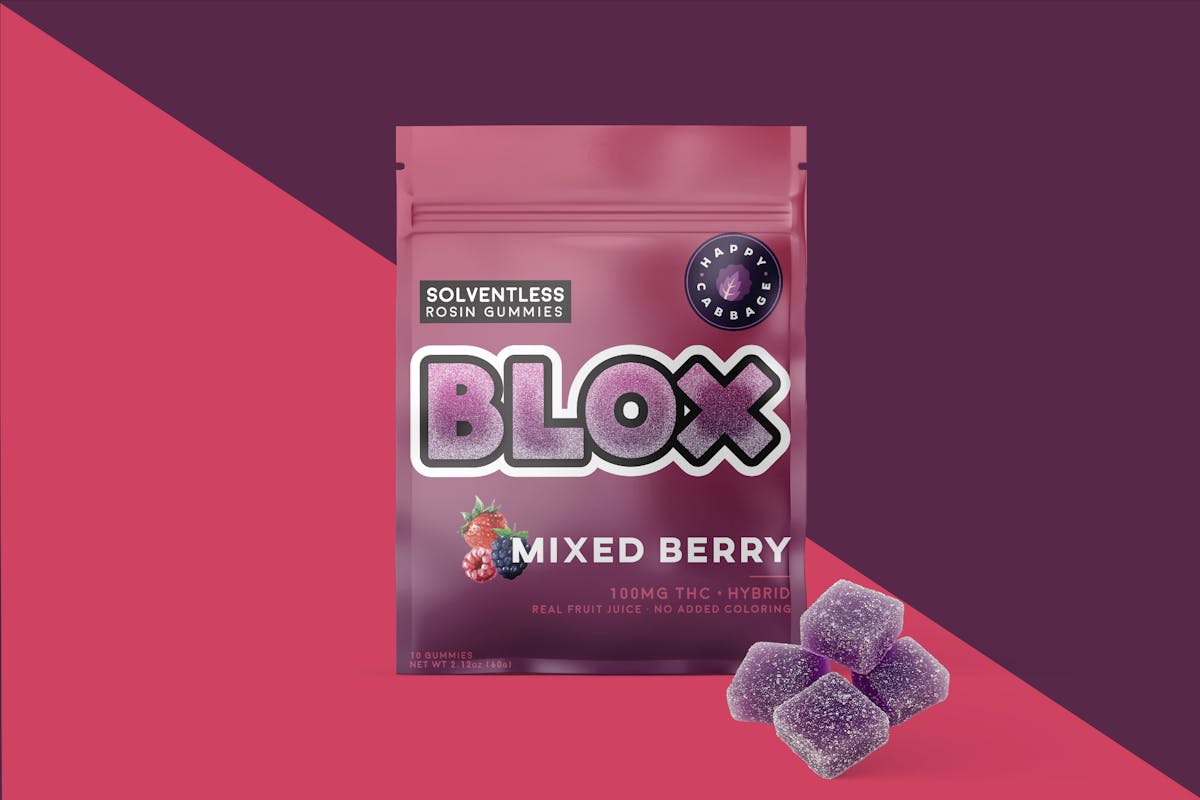 Photo of Blox Mixed Berry Solventless Rosin Gummies